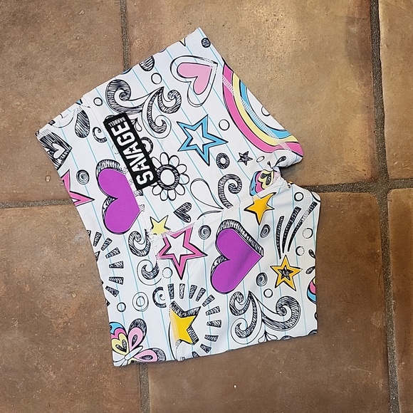 SAVAGE Love Notes shorts xs - Picture 3 of 7